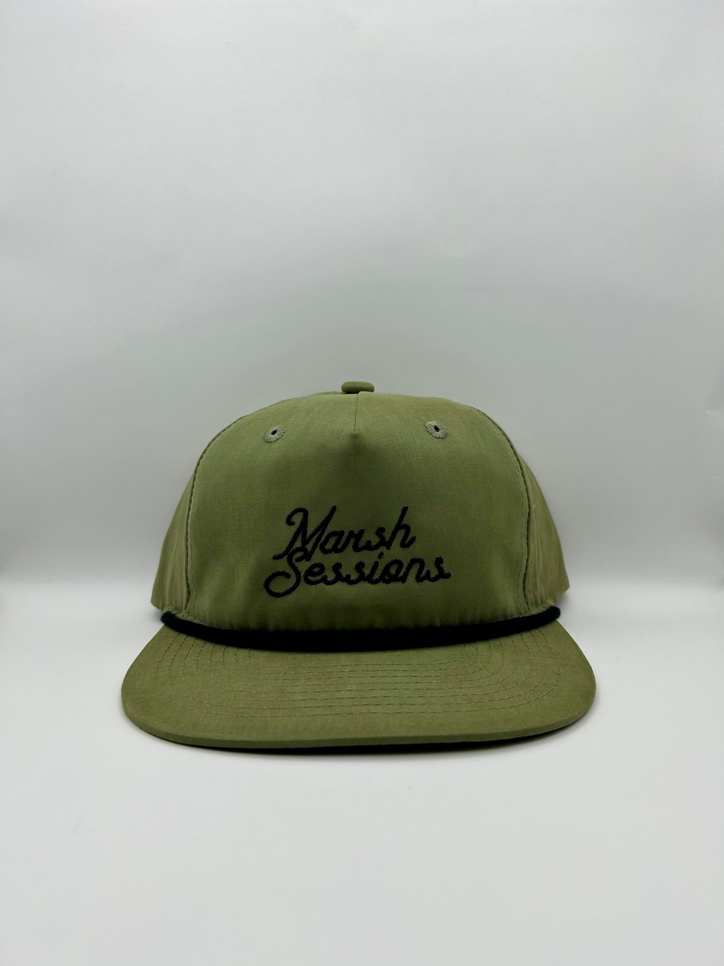 Classic Rope Cap - Olive and Black