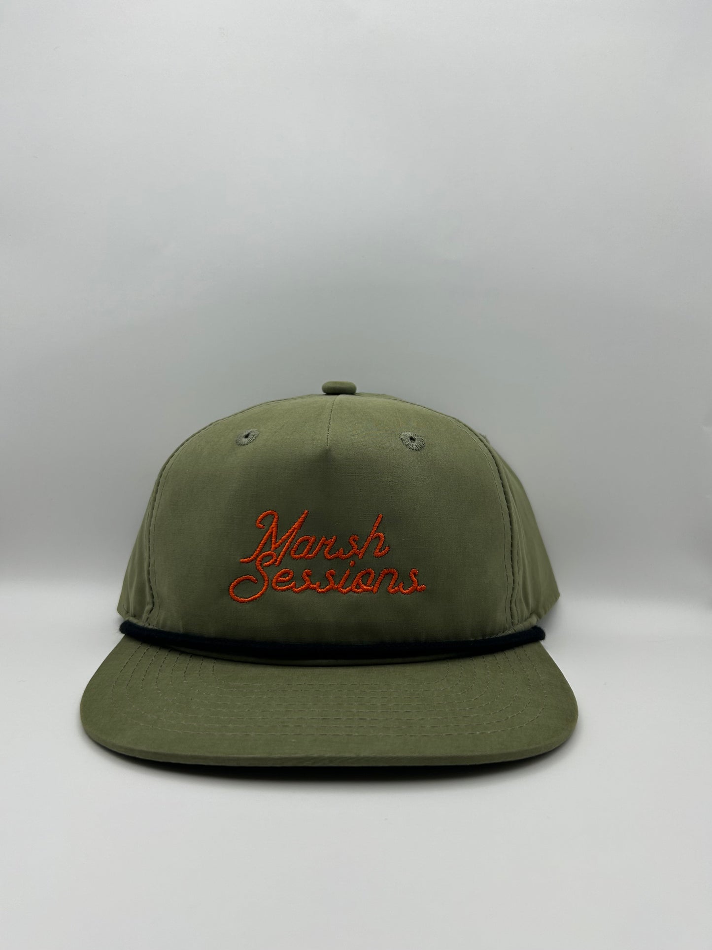 Classic Rope Cap - Olive and Blaze