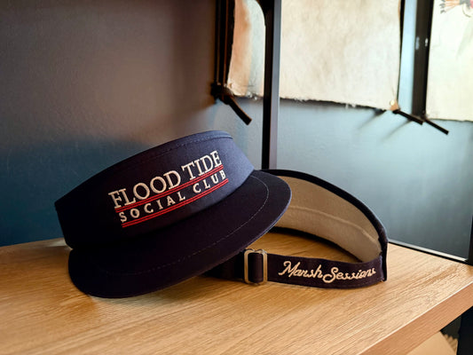 Flood Tide Social Club Tour Visor - Navy